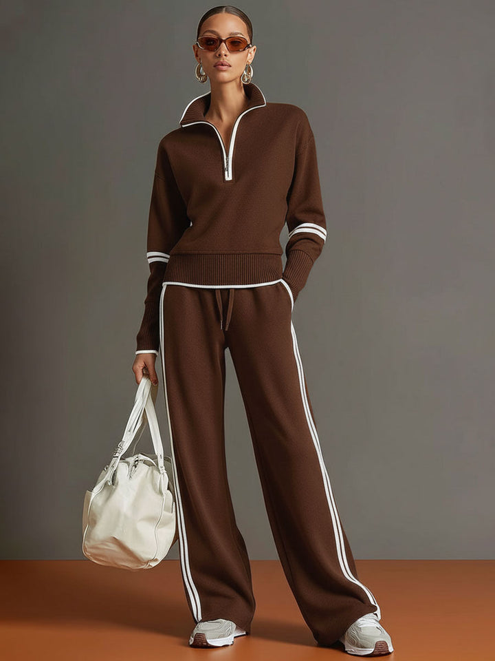 Chándal Mujer Dos Piezas con Sudadera Half Zip