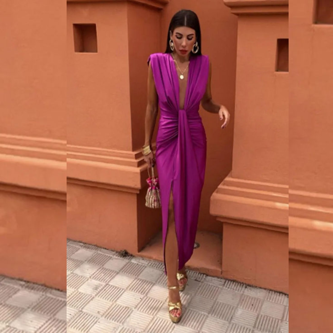 Vestido De Verano Elegante Y Ligero Para Mujer