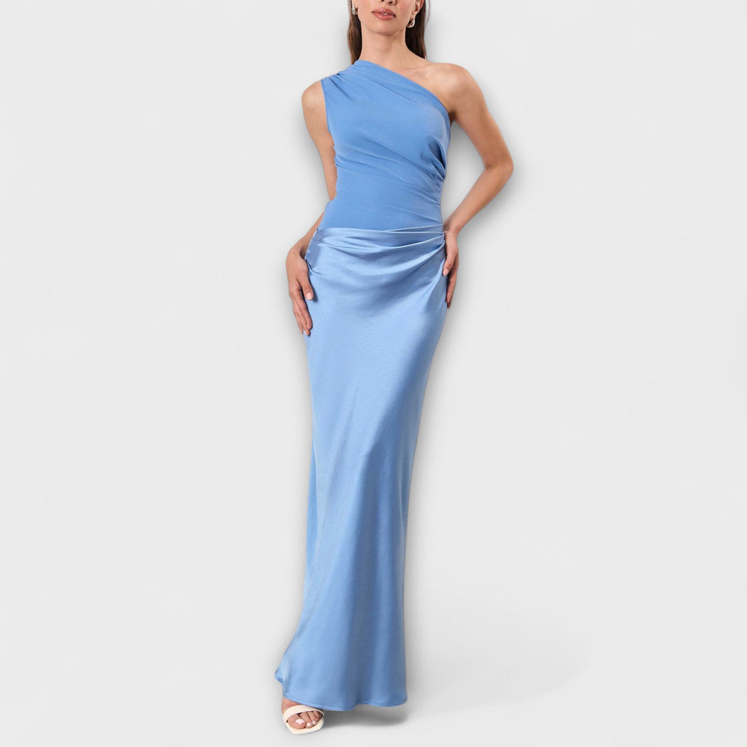 Amarílis - Elegante Vestido de un solo hombro